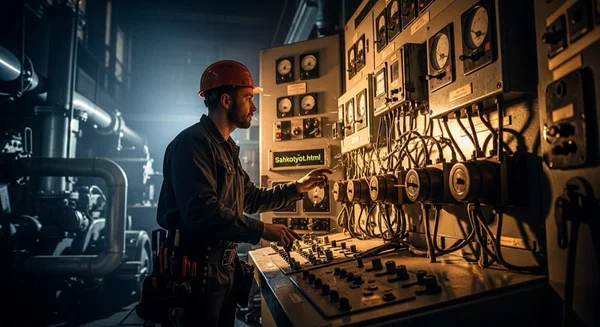 M Talotekniikan tiimi työmaalla